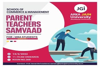 Parent Teachers Samvaad for MBA Sem I