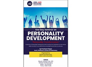 PERSONALITY DEVELOPMENT One Day Seminar