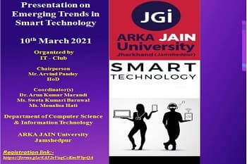 Presentation On Emerging Trends in Smart Technology