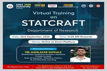 Related to Virtual Training Session on STATCRAFT.