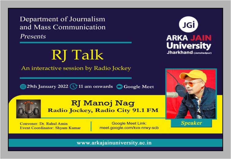 RJ Talks : An Interactive Session by Radio Jockey