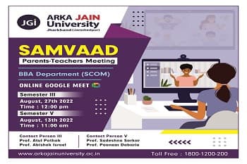 Samvaad: Parents-Teachers Meeting BBA