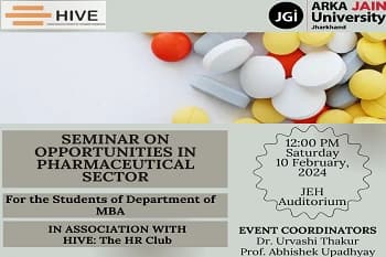 Seminar on Opportunities In Pharmaceutical Sector