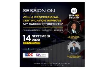 Session on Will a professional certification improve my career prospects