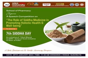 Speech Competition on the Role of Siddha Medicine