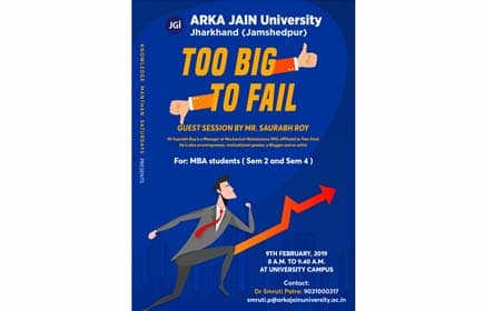 To Big Too Fail 9th Feb 2019