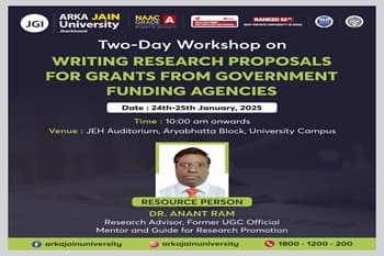 Two-Day Workshop on Writing Research Proposals for Grants from Government Funding Agencies