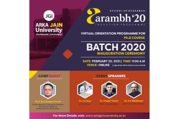 Virtual Orientation Programme For Ph.D Course.