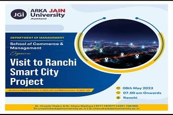 Visit to Ranchi Smart City Project