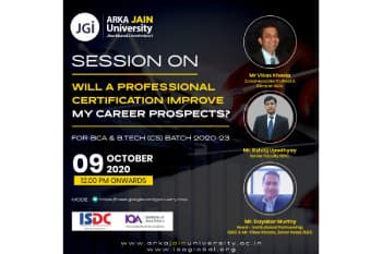 Webinar in association with ISDC