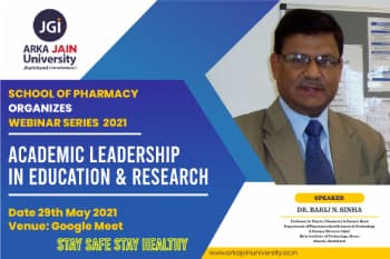 Webinar On Academic Leadership In Education & Research