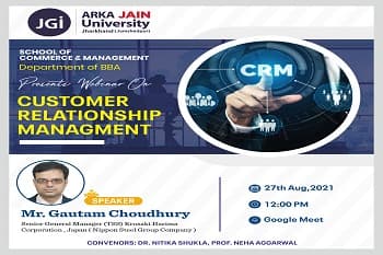 Webinar on Customer Relationship Management