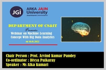 Webinar On Machine Learning Concept with Big Data Analytics