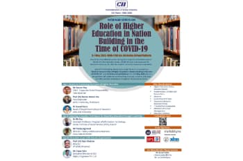Webinar Series on Role of Higher Education in Nation Building in the Time of COVID-19