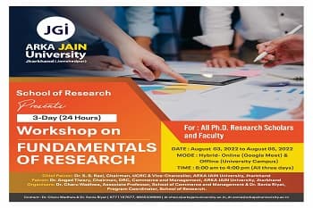 Workshop on Fundamentals of Research