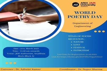 World Poetry Day